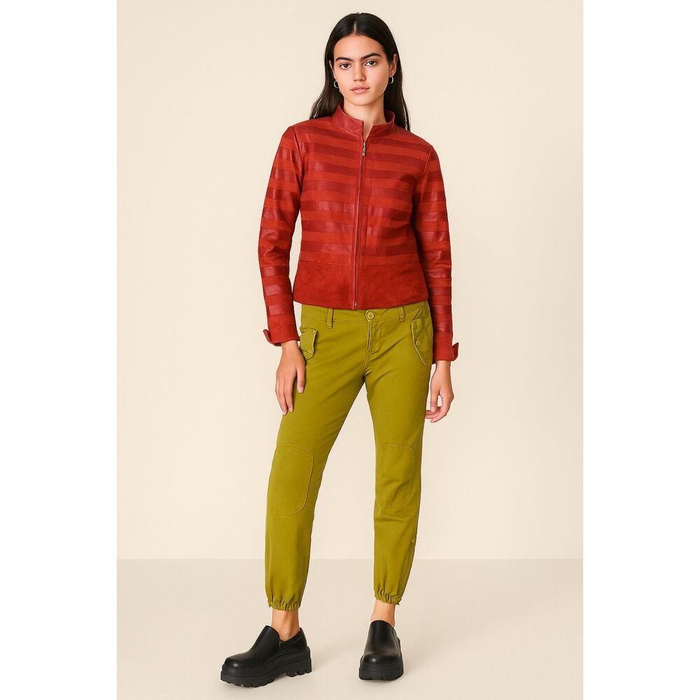 True NYC.  Cargo Style Pant in Chartreuse  28